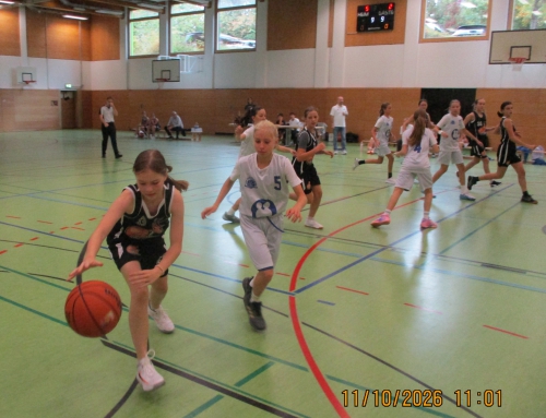 Erstes Ligaspiel der U 14 weiblich mit Luft nach oben